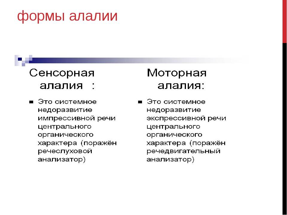Сенсомоторная алалия