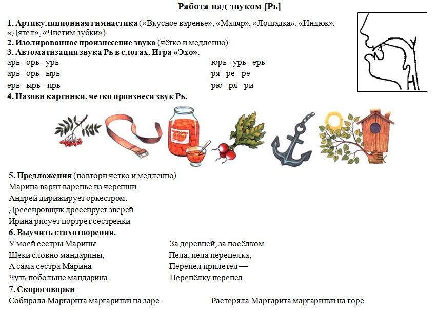 Автоматизация звука р в словах с помощью картинок_ | infomednews.com