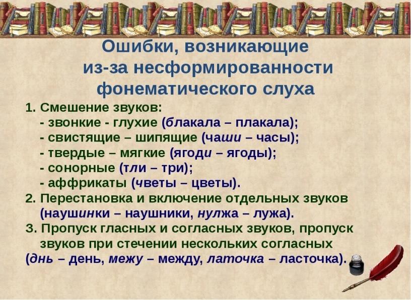 Развитие фонематического восприятия младших школьников