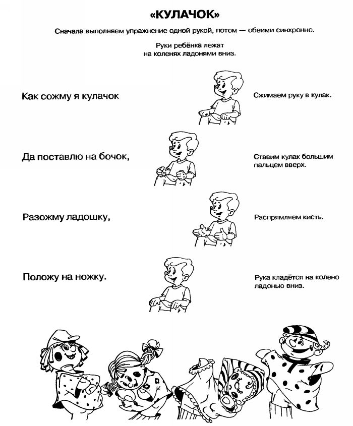 Пальчиковые игры для детей до года (по месяцам) + видео