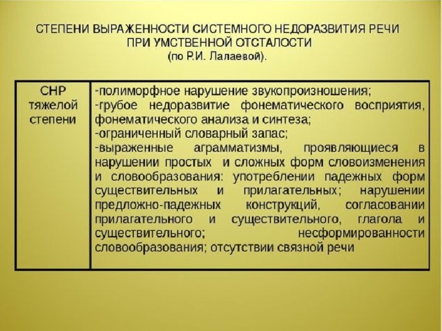 Особенности речевого развития детей с нарушением интеллекта презентация, доклад
