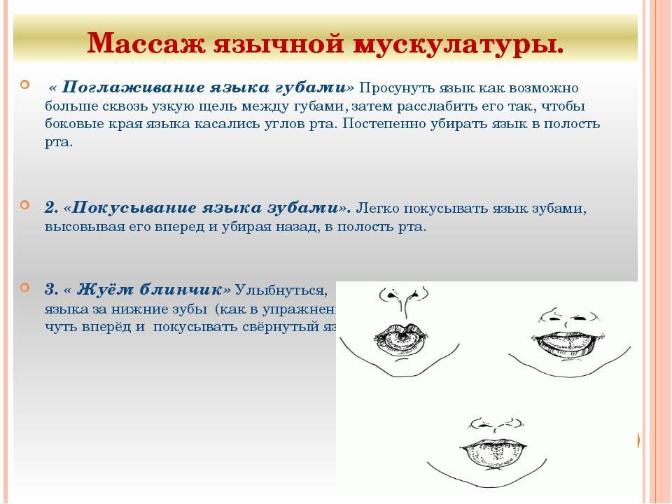 Логопедический массаж для детей в домашних условиях