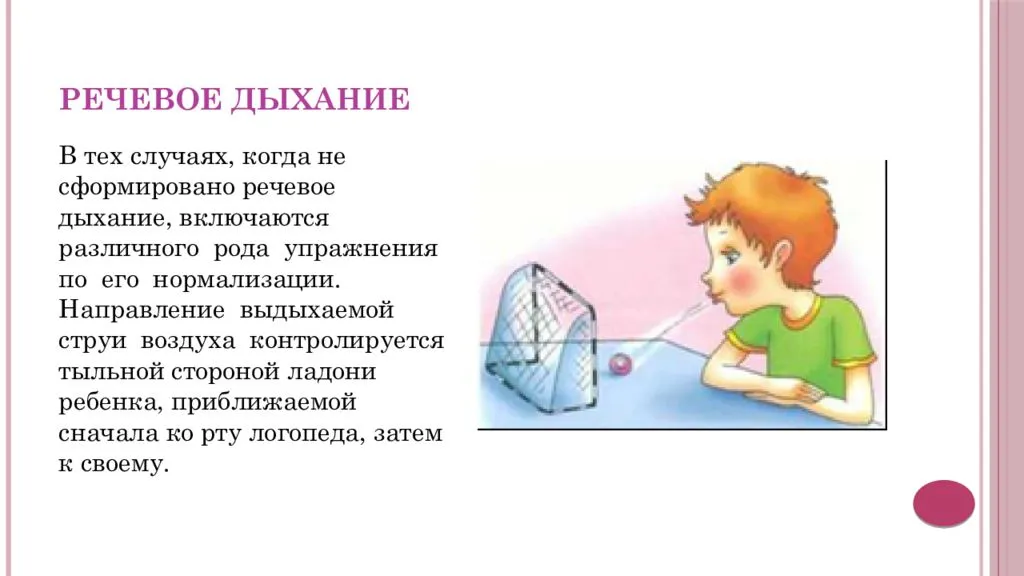 Формирование речевого дыхания
у дошкольников с нарушением речи | коррекционная работа  | педагог доу