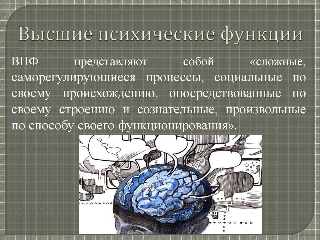 Методическая разработка «речь как высшая психическая функция»