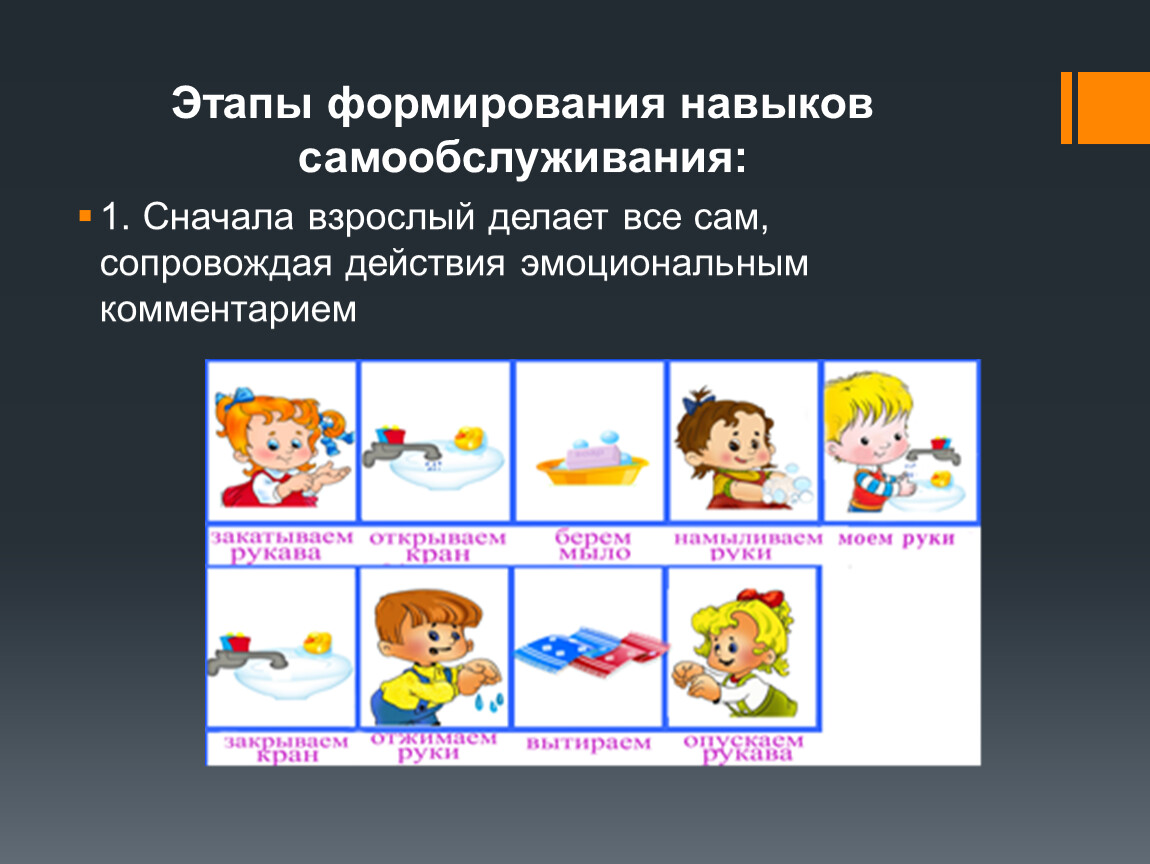 Формирование навыков самообслуживания у детей с тяжелыми множественными нарушениями развития