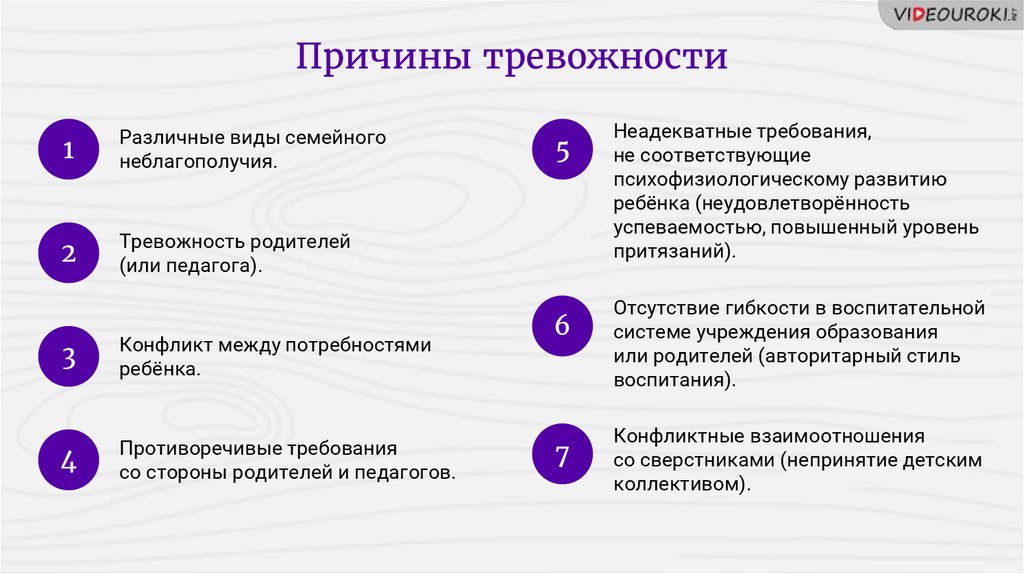 Для того чтобы понизить уровень тревожности ребенка нужно приготовиться к терпеливой и систематической работе