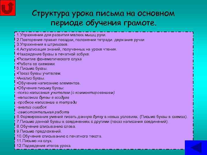 Коллегам методика обучения письму в 1 классе