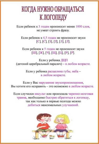 Советы логопеда