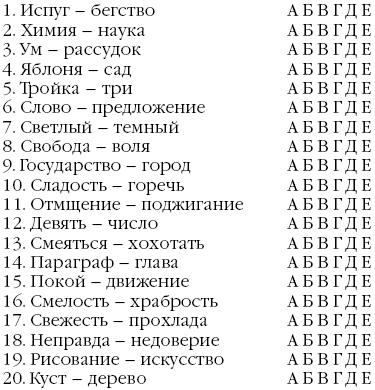 Диагностика познавательных процессов в зрелом возрасте