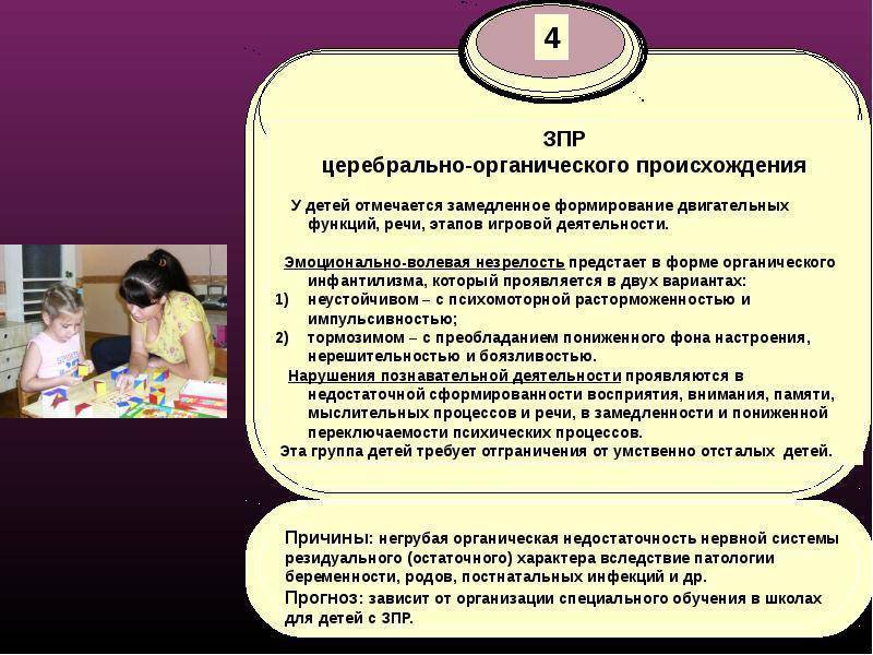 Задержка психического развития