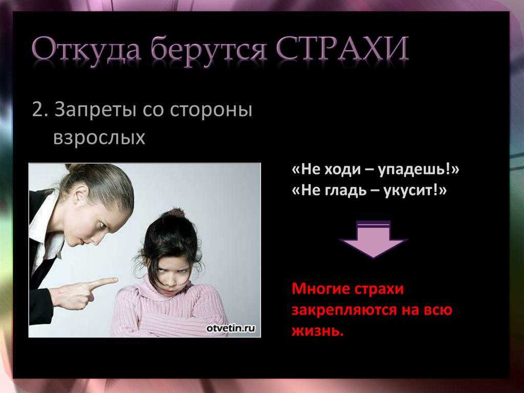 Детские страхи: виды, причины, особенности проявления