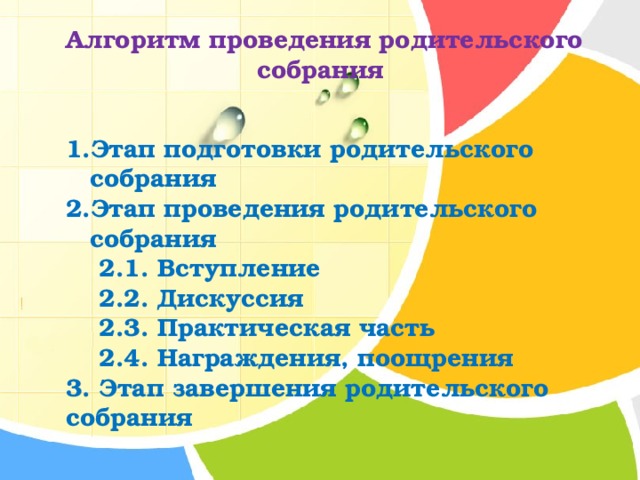 Методика проведения родительского собрания в начальной школе | авторская платформа pandia.ru