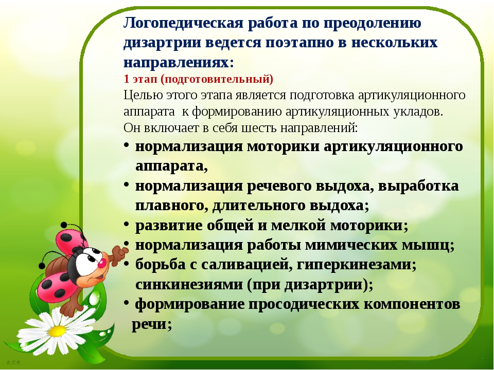 Постановка звуков (с, ш, р, д) при дизартрии