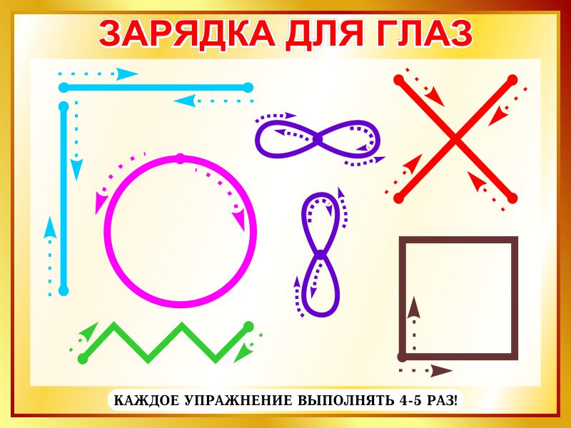Зрительная гимнастика для глаз, для детей: 3 эффективных комплекса упражнений
