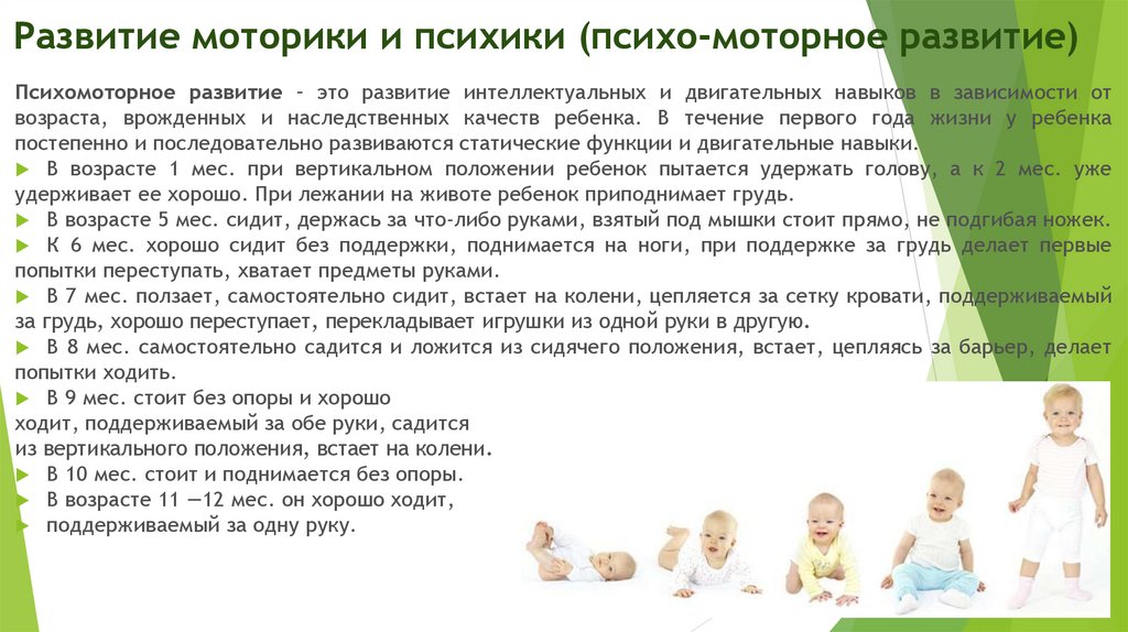 Возрастные этапы психического развития ребенка