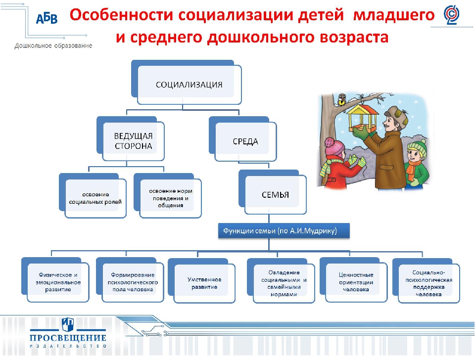 Дошкольный этап развития наиболее подходящий для начала процесса социализации маленького человека
